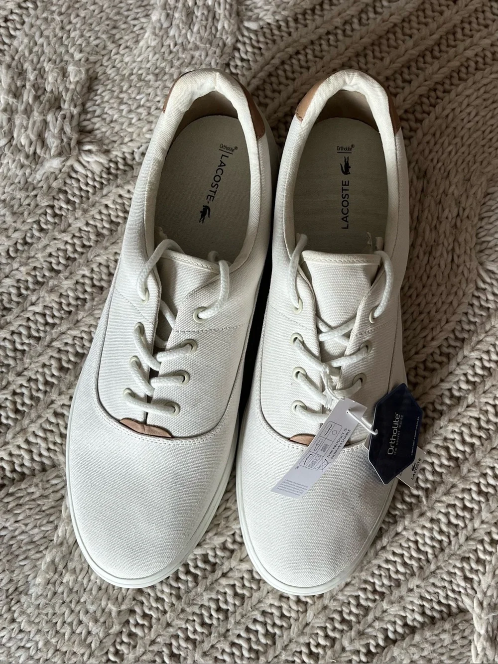 Lacoste Jouer Canvas Sneaker Sz 12.5 NWT